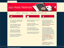 Tablet Screenshot of nysmusicfest.com